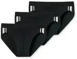 Schiesser 3P 95-5 Stretch Rio Slip 3XL-4XL Schwarz Baumwolle 3XL Herren