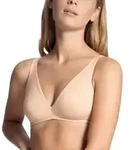 Calida BH Natural Comfort Soft Bra Beige Baumwolle B 85 Damen