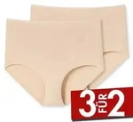Schiesser 2P 95-5 Organic Maxi Beige Baumwolle Large Damen