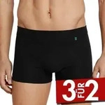 Schiesser Long Life Cotton Shorts Schwarz Baumwolle Small Herren