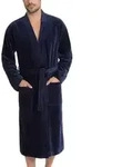Calida After Shower Men Bathrobe Dunkelblau Baumwolle Small Herren