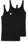 Schiesser 2P Modal Essentials Tank Tops Schwarz 42 Damen