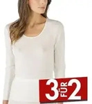 Mey Exquisite Long-Sleeved Vest Wei&szlig; 38 Damen