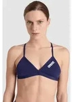 Team Bikinitop Damen Einfarbig - Navy-white - 40