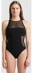 Badeanzug Damen arena Mesh Panels Swim Pro-Back - Black - 42