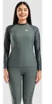 UV-Shirt Slim Fit Lang&auml;rmlig Damen arena Print - Sage-zebra - S