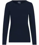 Neutral - Damen Langarmshirt - Organic Fairtrade Cotton O81050" - Navy / XXL"