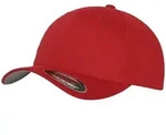 Flexfit - Basecap Wooly Combed Cap - Red / S/M