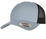 Flexfit - Retro 2 Tone Trucker Basecap - Heather Grey/Black / One Size