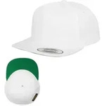 Flexfit - Classic 5 Panel Snapback Cap 6007" - White / One Size"
