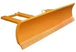 BAUER S&uuml;dlohn Schneeschieber f&uuml;r Stapler SCH-S 210, Gelborange