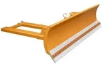 BAUER S&uuml;dlohn Schneeschieber f&uuml;r Stapler SCH-V 240, Gelborange