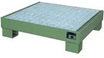 BAUER S&uuml;dlohn BAUER Auffangwanne Stahl 4 x 60 Liter Fass, Resedagr&uuml;n, 61 Liter