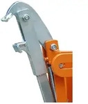 BAUER S&uuml;dlohn Fasslifter f&uuml;r Stapler RS-I/D 91, Gelborange