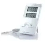 Innen- und Au&szlig;en-Thermometer mit Sprachausgabe, 2 LCD-Displays