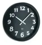 Riesengro&szlig;e Design-Funk-Wanduhr - XL Funkuhr 400 mm Durchmesser