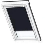 VELUX Verdunkelungs-Rollo Duo DFD SK08 1100S Dunkelblau/Wei&szlig;, Schiene alu