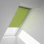 VELUX Rollo manuell RFL P10 1028S Wei&szlig;, Schiene alu
