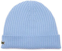 Lacoste Rippstrick-M&uuml;tze aus geb&uuml;rsteter Wolle - Pastellblau Size One Size