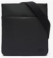Lacoste Klassische, flache Herren-Umh&auml;ngetasche - BLACK Size One Size