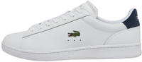 Lacoste Herren-Sneakers Carnaby Set aus Leder - WHITE / NAVY Size 40