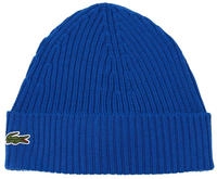 Lacoste Rippstrick-M&uuml;tze aus geb&uuml;rsteter Wolle - Size One Size