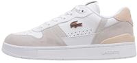 Lacoste Damen-Sneakers T-Clip Set aus Leder - WHITE/LIGHT PINK Size 37