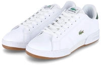 Lacoste Herren-Sneakers Carnaby Cup aus Leder - WHITE/DARK GREEN Size 41