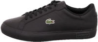Lacoste Herren-Sneakers Powercourt aus Leder - BLACK / BLACK Size 41