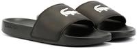 Lacoste Herren-Schlappen Serve Slide 0.0 - BLACK WHITE Size 39.5