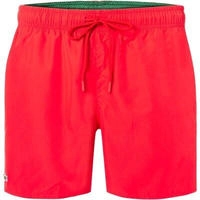 Lacoste Schnell trocknende Badehose - Rot / Gr&uuml;n Size XXL