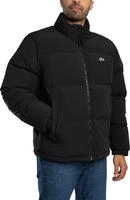 Lacoste Wasserabweisende Daunenjacke mit Kapuze - Schwarz Size 54 - L