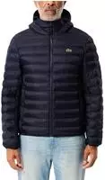 Lacoste Wasserabweisende, gesteppte Puffer-Jacke - Navy Blau Size 46 - S