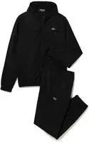 Lacoste Sport-Trainingsanzug aus Diamant-Taft - Schwarz Size S