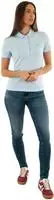 Lacoste Slim Fit Damen Lacoste Poloshirt aus Stretch-Baumwoll-Piqu&eacute; - Himmelblau