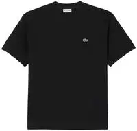 Lacoste T-Shirt aus schwerem Baumwolljersey - Schwarz Size M