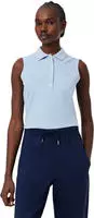 Lacoste &Auml;rmelloses, dehnbares Slim Fit-Polohemd L.12.D - Hellblau Size 46