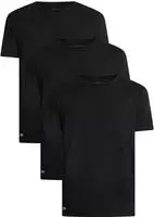 Lacoste 3er-Pack Lounge-T-Shirts - Schwarz Size S