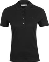 Lacoste Slim Fit Damen Lacoste Poloshirt aus Stretch-Baumwoll-Piqu&eacute; - Schwarz...