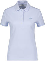 Lacoste Slim Fit Damen Lacoste Poloshirt aus Stretch-Baumwoll-Piqu&eacute; - Pastellblau