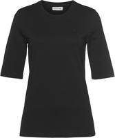 Lacoste T-Shirt aus weicher Baumwolle mit Dreiviertel&auml;rmeln - Schwarz Size 36