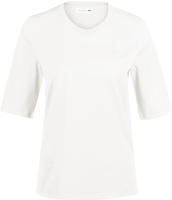 Lacoste T-Shirt aus weicher Baumwolle mit Dreiviertel&auml;rmeln - Wei&szlig; Size 40