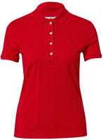 Lacoste Slim Fit Damen Lacoste Poloshirt aus Stretch-Baumwoll-Piqu&eacute; - Rot Size 34