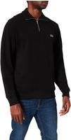 Lacoste Sweatshirt aus Interlock mit hohem Kragen und Rei&szlig;verschluss - Schwarz Size