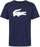 Lacoste Sport-T-Shirt mit XXL-Logo und Ultra Dry-Technologie - Navy Blau /...