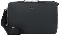 Lacoste Reporter-Tasche Chantaco aus Piqu&eacute;-Leder - BLACK Size One Size