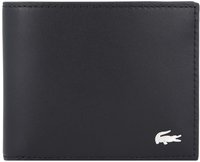 Lacoste Brieftasche Fitzgerald aus gepr&auml;gtem Leder - BLACK Size One Size