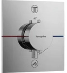 Hansgrohe Thermostat Unterputz ShowerSelect Comfort E, f&uuml;r 2 Verbraucher, chrom