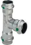 Viega Sanpress Inox 2318 T-St&uuml;ck Mehrfachreduziert 54 x 22 x 54 mm ,Edelstahl...