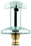 GROHE Oberteil m. Trecorngr. 1/2 warm f. Wandeinbauventile, verchromt